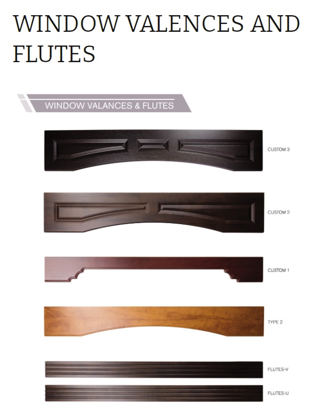WINDOW VALENCES AND FLUTES